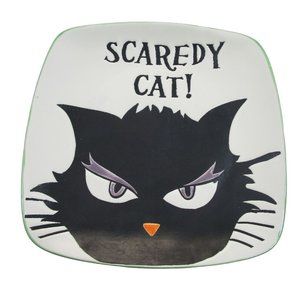 Sacrdy Cat Square Plate by Eli and Ana Handmade Ceramics 2018 GUC